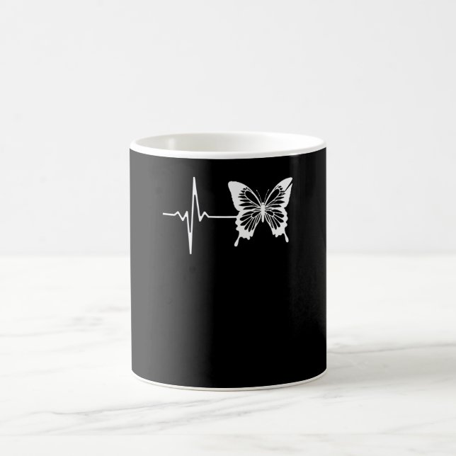 Butterfly Heartbeat Coffee Mug (Center)