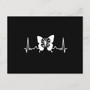 Butterfly Heartbeat Postcard