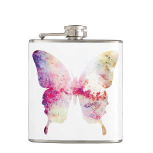Butterfly Hip Flask