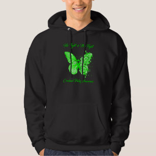 Butterfly His Fight Is My Fight Cerebral Palsy Awa Hoodie