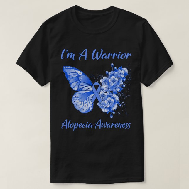 Butterfly Hope For A Cure Hydrocephalus Awareness T-Shirt (Design Front)