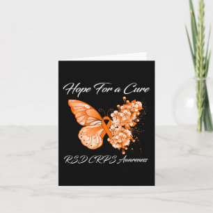 Butterfly Hope For a Cure Rsd Crps Awareness Card