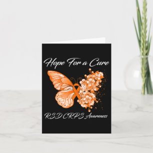 Butterfly Hope For A Cure Rsd Crps Awareness Card