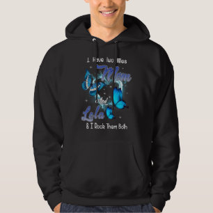 Butterfly I Have Two Titles Mom And Lela Lela Hoodie