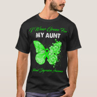 Butterfly I Wear Green For My Aunt Childhood Depre