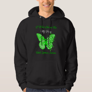 Butterfly I Wear Green For My Papa Kabuki Syndrome Hoodie
