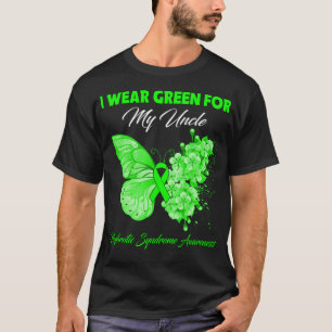 Butterfly I Wear Green For My Papa Nephrotic Syndr T-Shirt