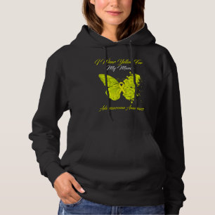 Butterfly I Wear Yellow For My Mama Adenosarcoma A Hoodie
