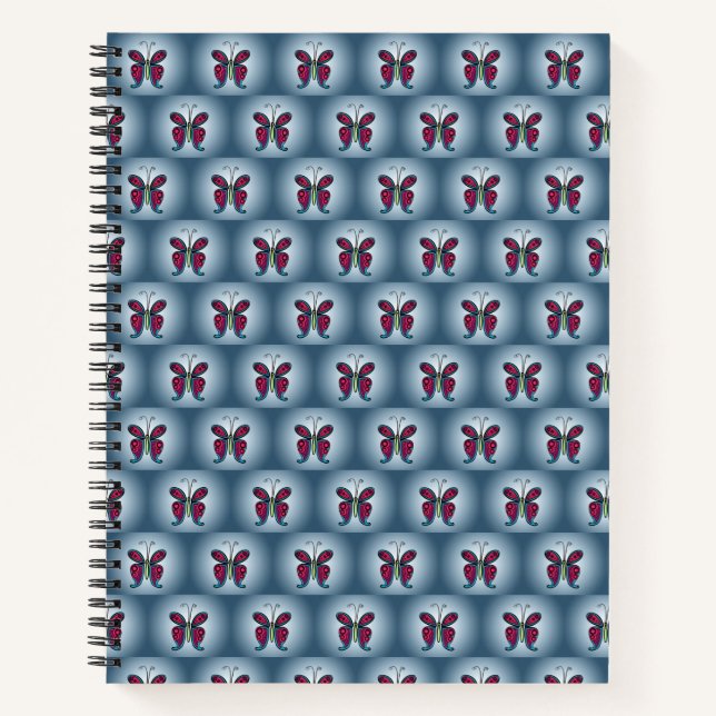 Butterfly illustration notebook (Front)