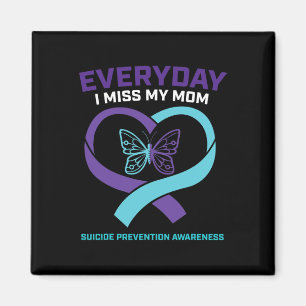 Butterfly In Loving Memory Mom Suicide Prevention Magnet