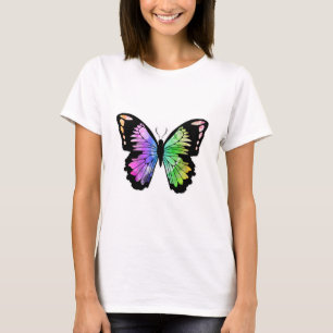 Butterfly in Rainbow Colours T-Shirt