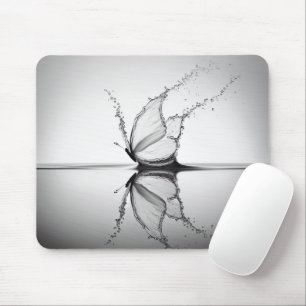 Butterfly In Water Splash  Mouse Pad