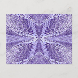 Butterfly In Winter Frost Postcard