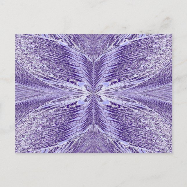 Butterfly In Winter Frost Postcard (Front)