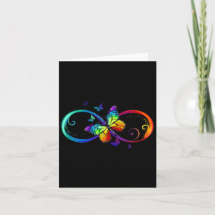 Butterfly Infinity Symbol Art Autism Awareness Neu Card