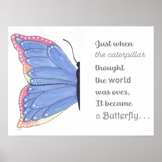 Butterfly Inspiration Poster (Front)