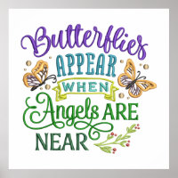 Butterfly Inspirational Angel Quote