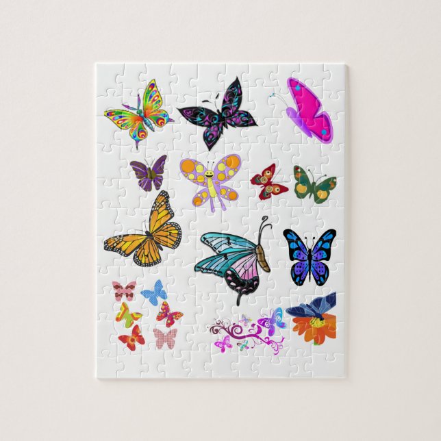 Butterfly Jigsaw Puzzle (Vertical)