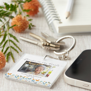 Butterfly Keepsake Keychain - 2 Photos