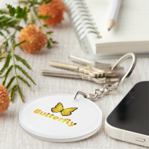 Butterfly Keychain