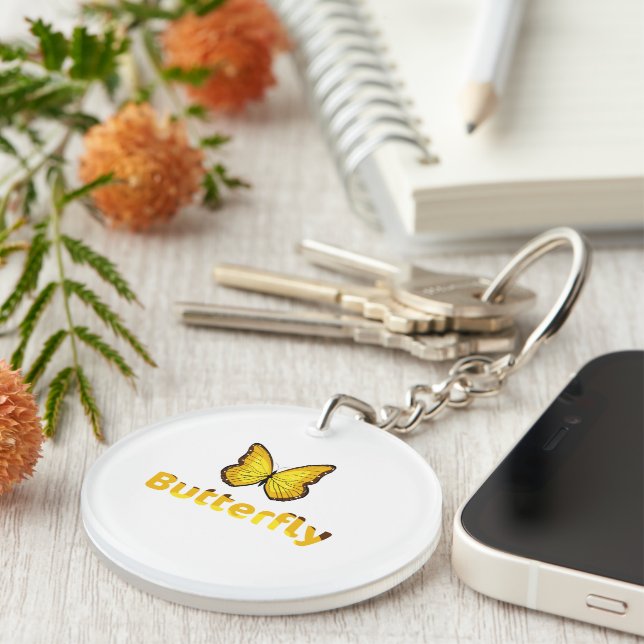 Butterfly Keychain (Front Right)