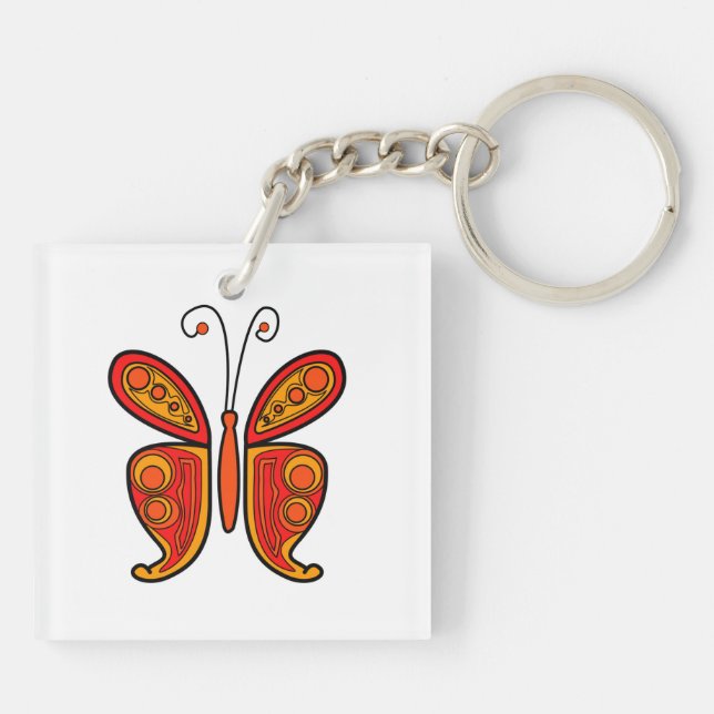 Butterfly Keychain (Back)