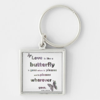 Butterfly Keyring