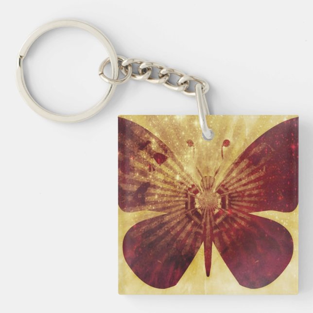 Butterfly Kisses Acrylic Keychain (Front)