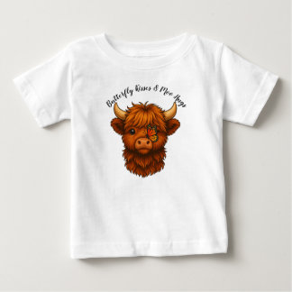 Butterfly Kisses and Moo Hugs  Baby T-Shirt