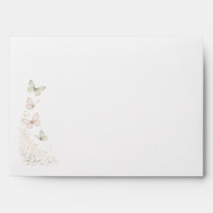Butterfly Kisses Baby Wishes Baby Shower Envelope