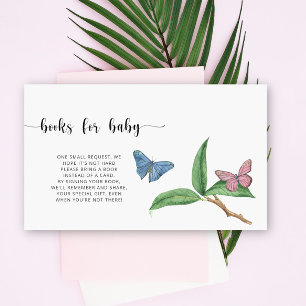Butterfly Kisses books for baby ticket  Enclosure Card