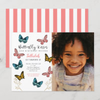 Butterfly Kisses Girls Birthday Party Photo