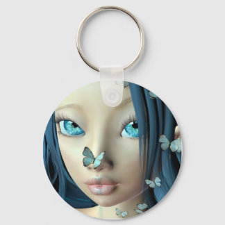 Butterfly Kisses keychain