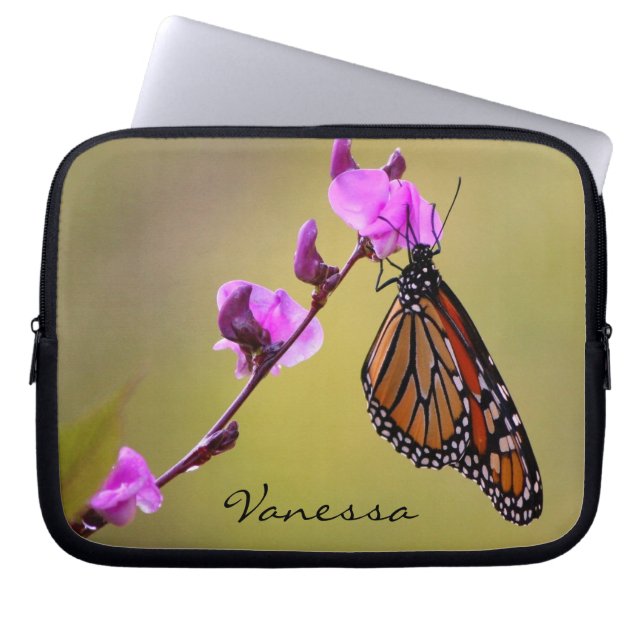 Butterfly Kisses Laptop Sleeve (Front)