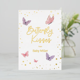 Butterfly Kisses Thank You 