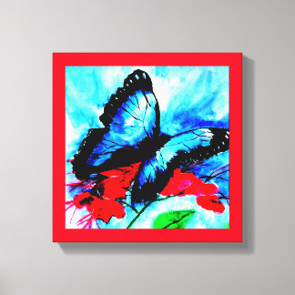 Butterfly kisses watercolor print