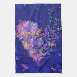 Butterfly Kitchen Towel Heart