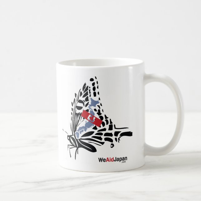 Butterfly&Koi 蝶と鯉 Coffee Mug (Right)