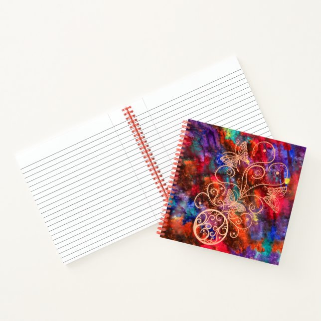 Butterfly Lace 8.5 Notebook (Inside)