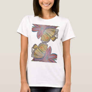 Butterfly landing on flower beautiful T-Shirt