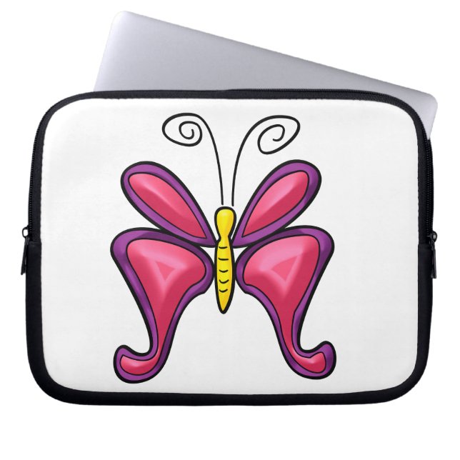 Butterfly Laptop Sleeve (Front)
