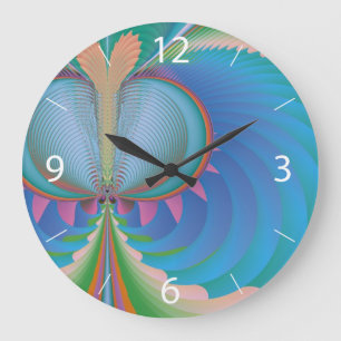 Butterfly Large Clock