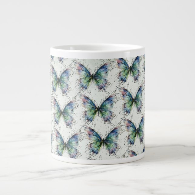 Butterfly Large Coffee Mug (Front)