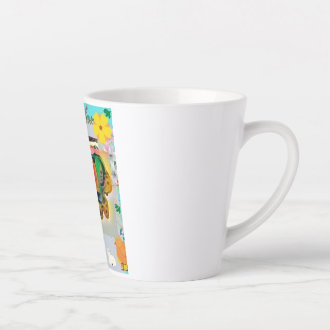 Butterfly Latte Mug (Right)
