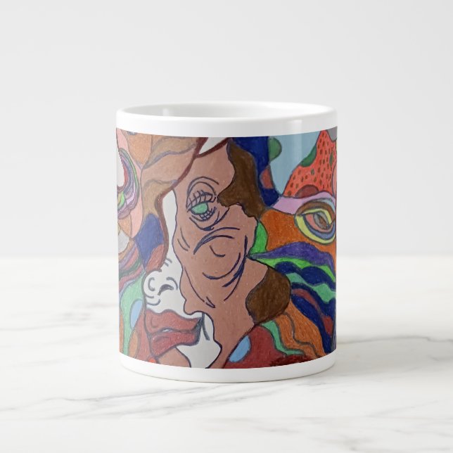 Butterfly Leaf Portrait Specialty Mug (Front)