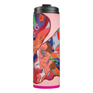 Butterfly Leaf Portrait Thermal Tumbler