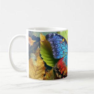 Butterfly Leaves Tranquil Peaceful Coffee Mug