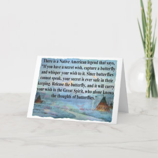 Butterfly legend card