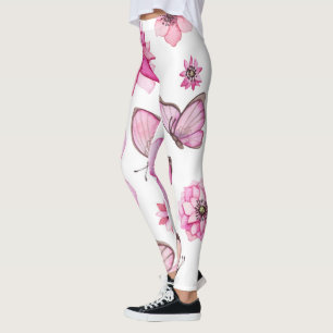 butterfly leggings for women   butterflies pattern