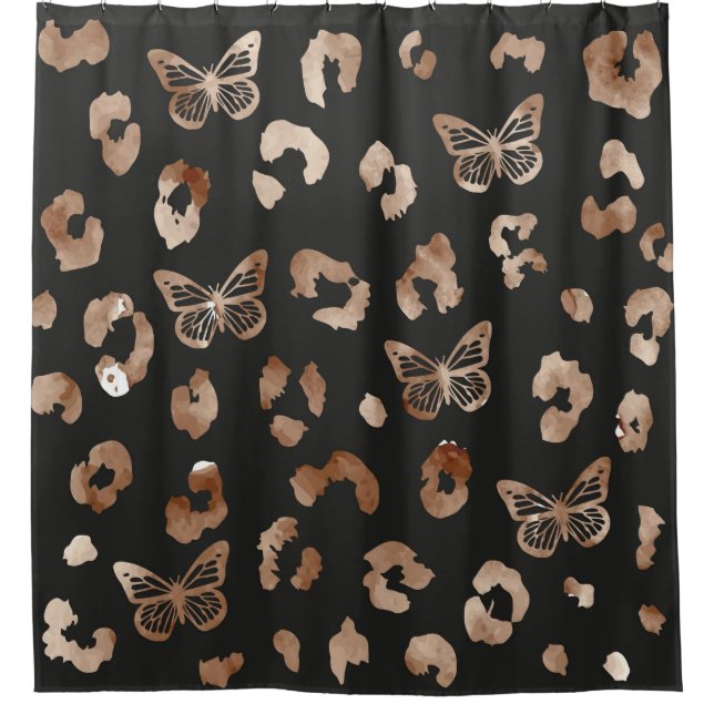 Butterfly Leopard Black Pattern (Front)